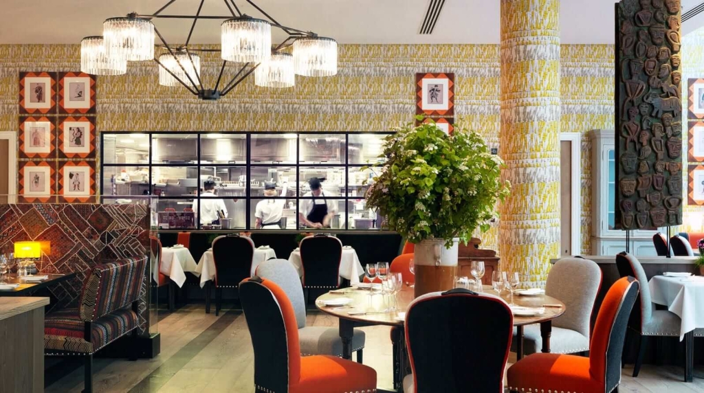 The World's best restaurant interior designs : Ham Yard Hotel, London