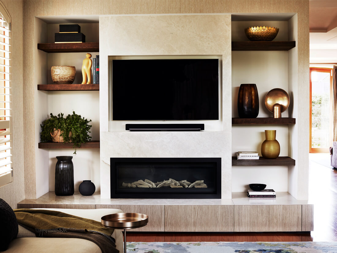 the art of styling shelves