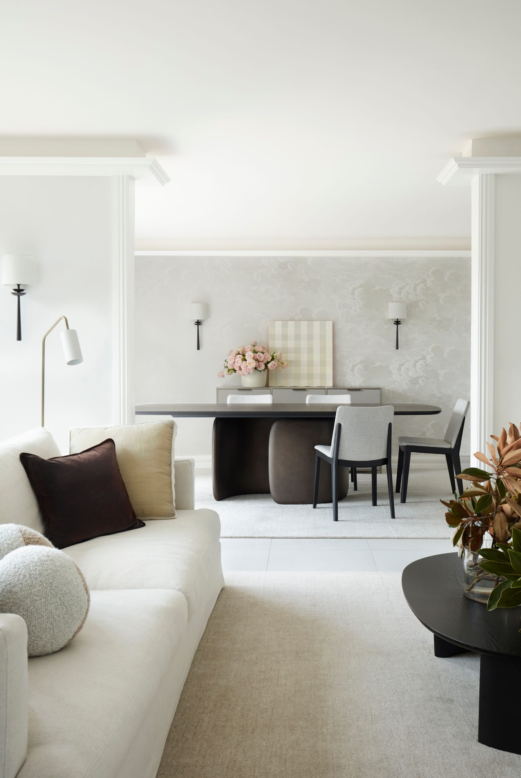 living and dining interior design sydney